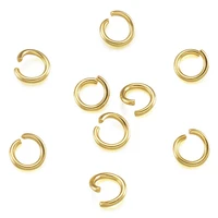 304 stainless steel jump rings open jump rings jewelry findings for making diy golden color 4mm 10mm 200pcslot