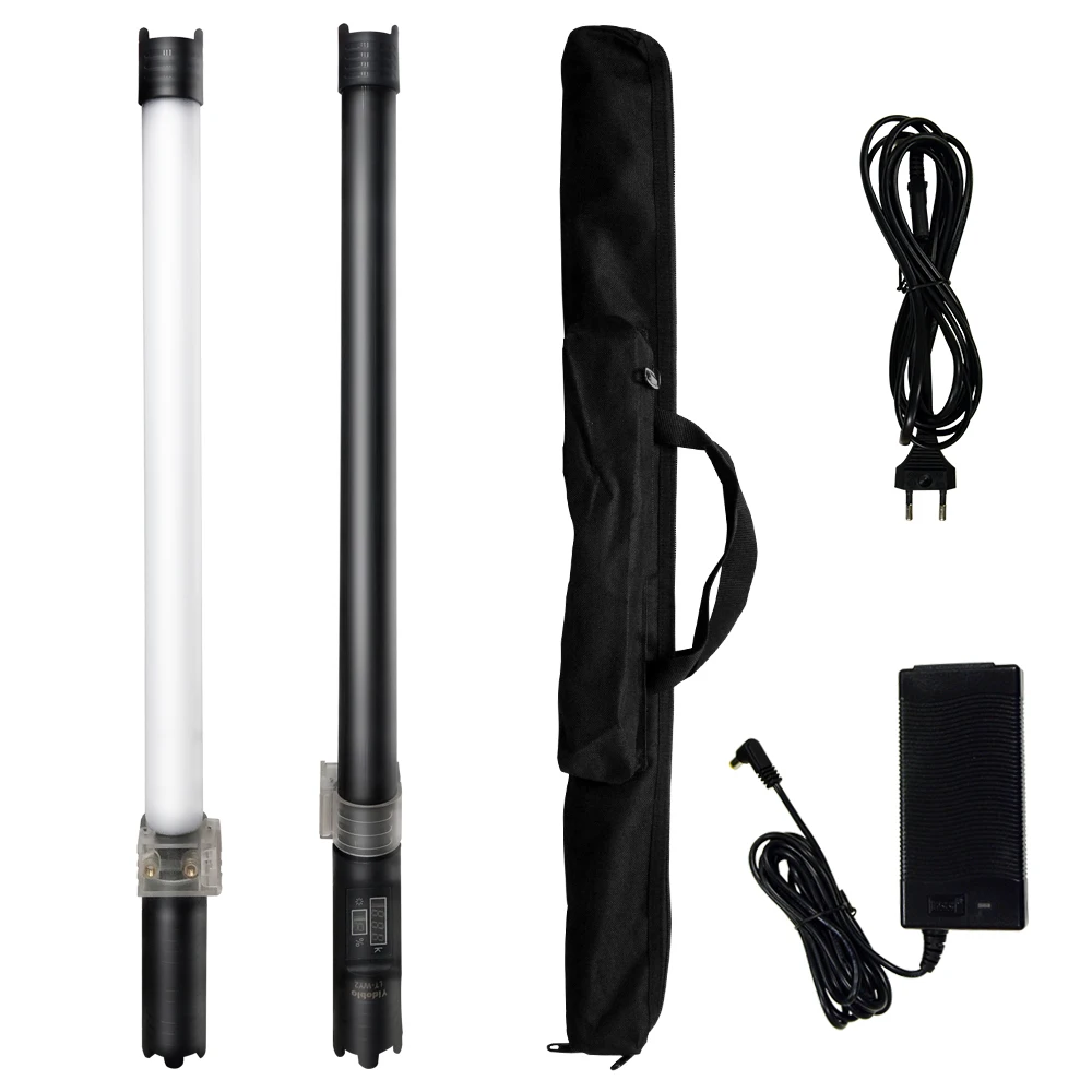 

Yidoblo Handheld Ice Stick LED Video Light 3200K-5500K Studio Photography Lamp Bio-color Adjust Phone App Control USB charger