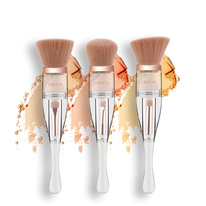 

Cosmetics Professional Makeup Brush Eye Shadow Palette Lip Gloss Beauty Tool Ladies Highlighter Makeup 3 in 1 Custom Wholesale