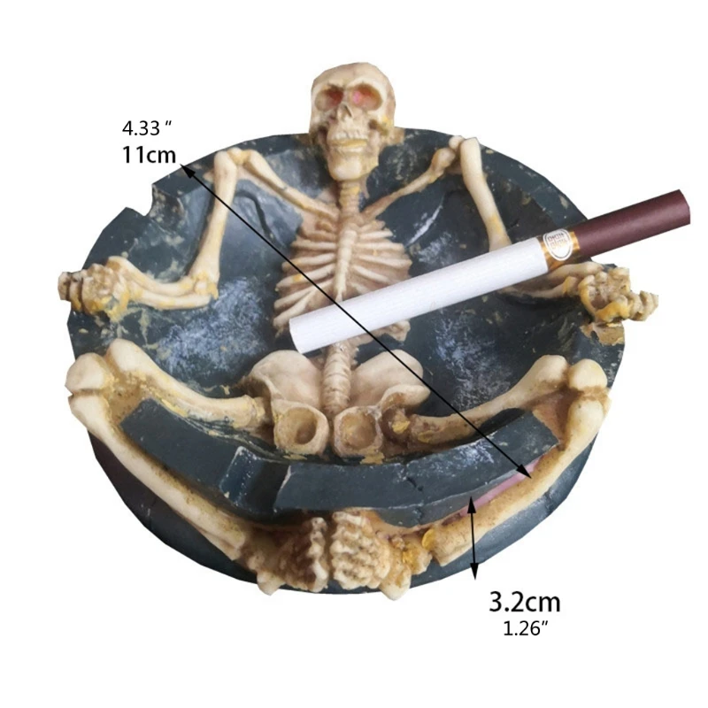 

Skull-shaped Ashtray Silicone Mold Epoxy Resin DIY Craft for Home Decoration