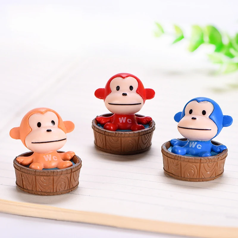 XUNSFY Статуэтка обезьяны из смолы украшения миниатюры искусственный