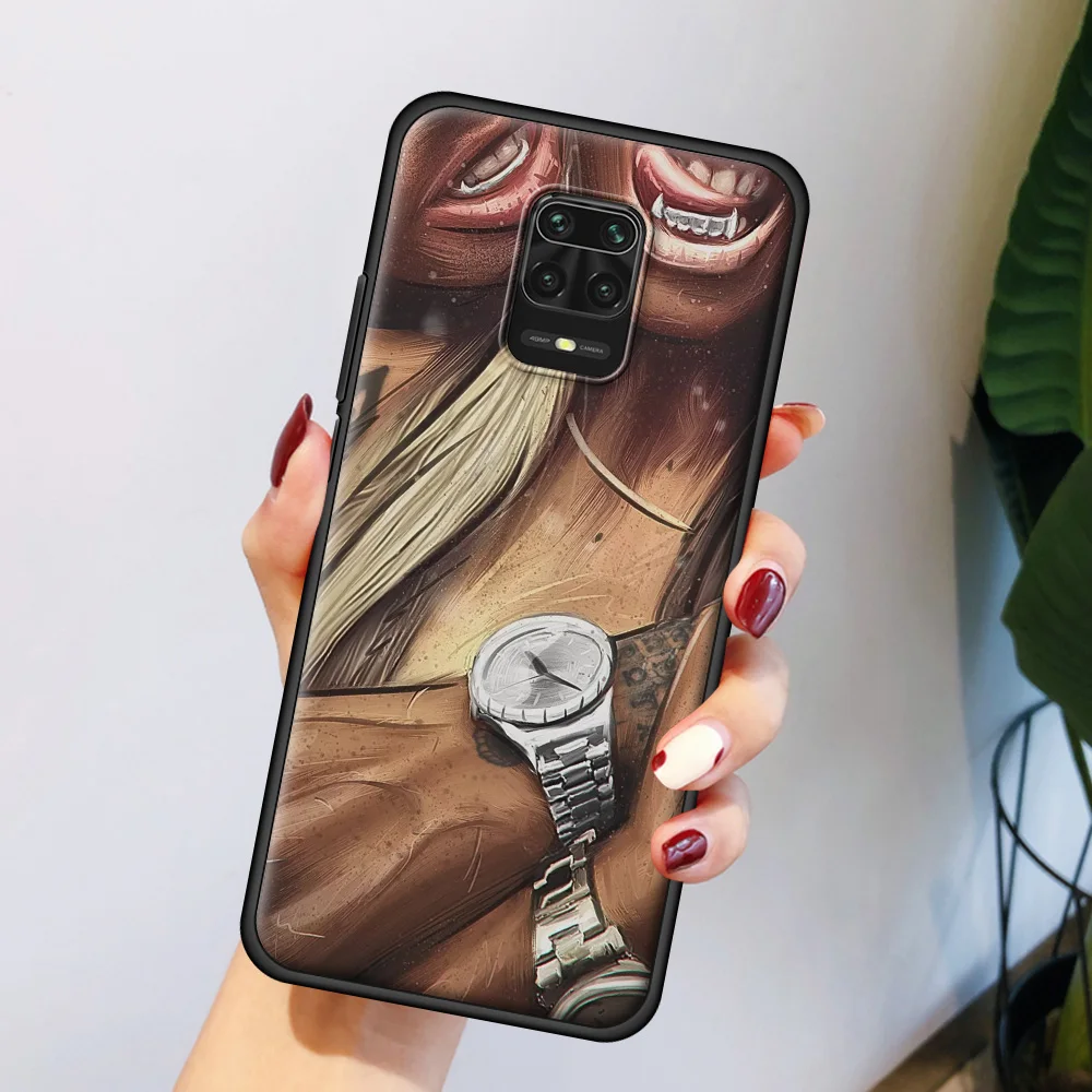 

Sleeve Tattoo Girl Luxury Soft Phone Accessories Cover for Redimi Note 9 9S 8 8T 7 Pro 9A 9C K40 Note 10 Plus MAX Case Shell