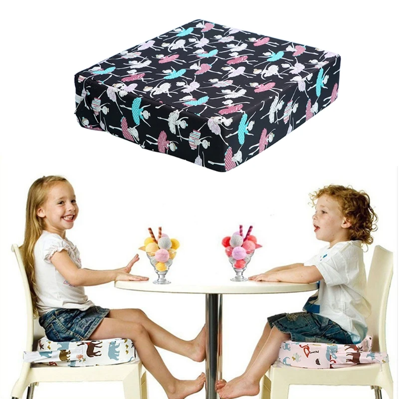 

Kids Increased Chair Pad Removable Cushion Baby Anti-skid Dining Chair Thick Mat Table Chair Cushion Booster