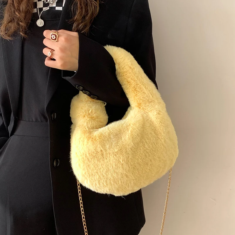 

Популярные сумки, новинка 2021, женские сумки, плюшевая сумка на осень/зиму, сумка-мессенджер на цепочке, модная сумочка, сумка в форме облака