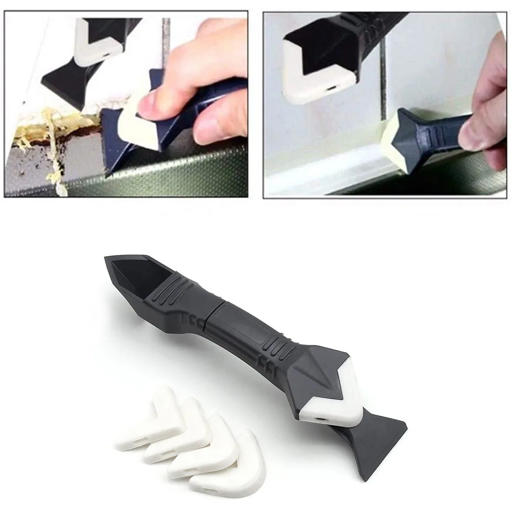 

Grout Kit Professional Caulk Away Remover Window Door Silicone Glass Cement Scraper Tool Caulk Remover Glue Scraper Tool