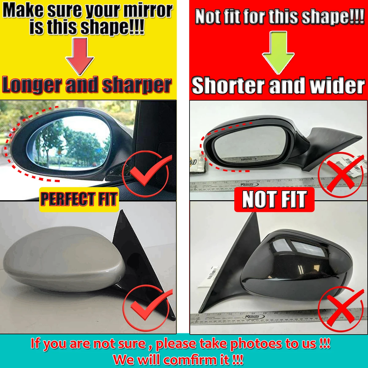 2xmirror cover e90 car side door rearview side mirror cover cap for bmw e90 e91 2005 2007 e92 e93 2006 2009 m3 style e80 e81 e87 free global shipping