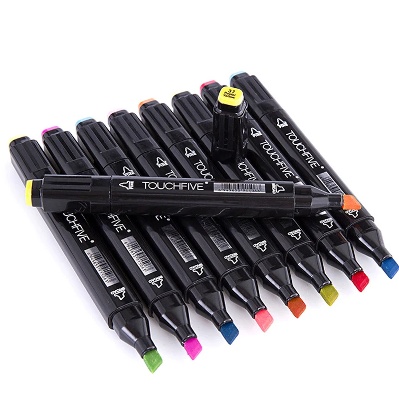 TouchFive эскиз маркеры кисти ручки набор манга цветные двойная головка