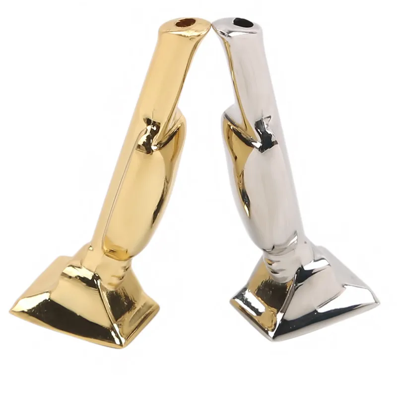 Цинковый сплав мини золотой трофей для мужчин трубка табак храп металлическая