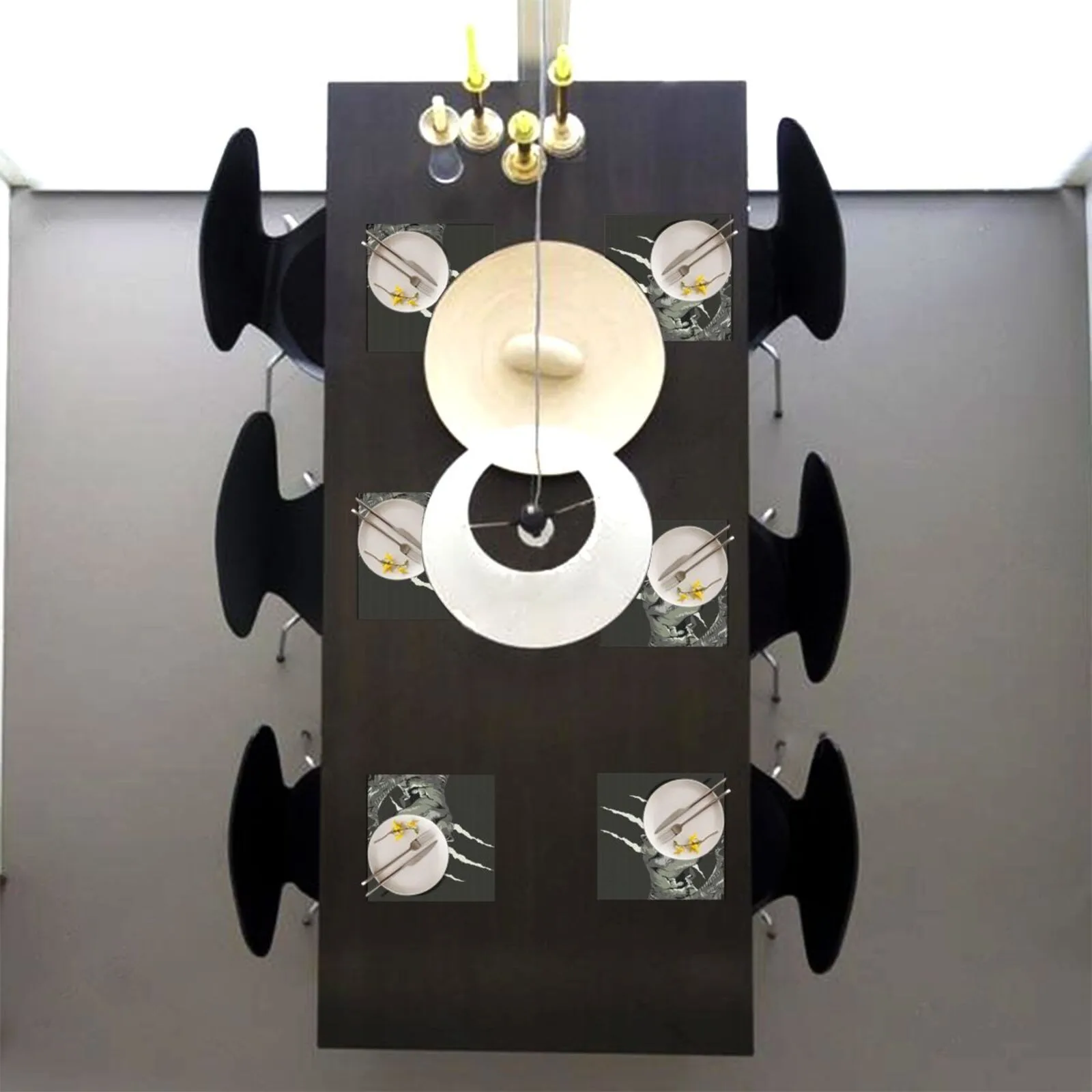 

New 3d Printed Jurassic Park Pattern Fashionable Kitchen Accessories Placemat