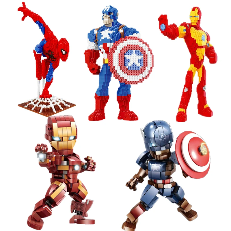 Детский конструктор Человек-паук 6 видов