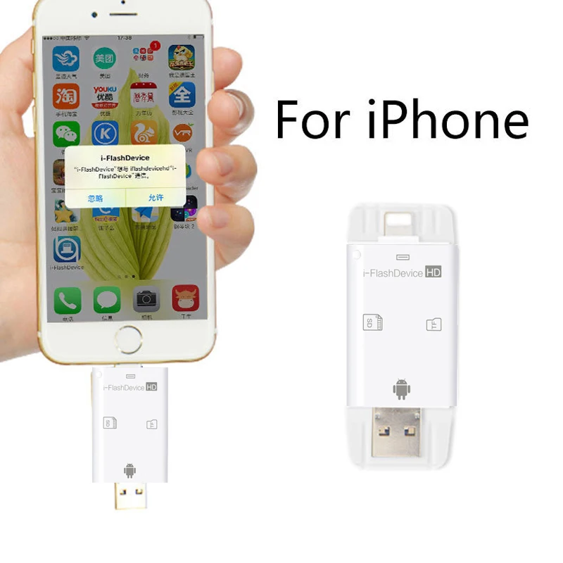 3в1 Micro USB TF SD кардридер SDHC Microsd адаптер памяти для Iphone 11X8 IOS Android телефон Samsung MacBook|sd