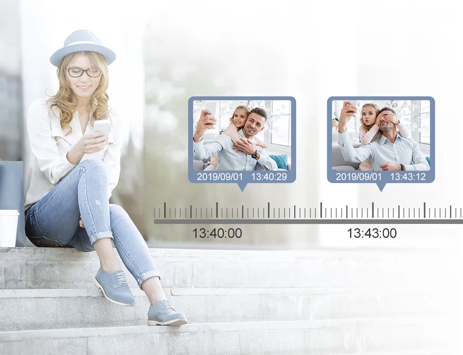 H.265 1080P Wi-Fi IP камера 2MP двухстороннее аудио беспроводная видео охранное видеонаблюдение для помещений и улицы ИК Ночное Видение P2P Onvif IPC