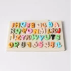 DIY номер буквы, данные в хаотичномалфавитном порядке, инструменты для украшения шоколадного торта силикона прессформы Fondant (сахарная) сахара выпечки Формы для выпечки формы для Кухня