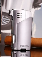 prince prince pipe lighter oblique fire personality inflatable horizontal fire creative electronic lighter with smoke knife