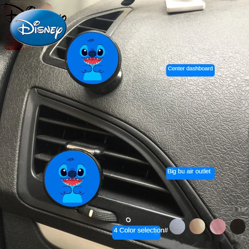 

Disney Cartoon Stitch Car Phone Holder Magnetic Navigation Support Frame Magnet Mobile Phone Car Holder Magnetic