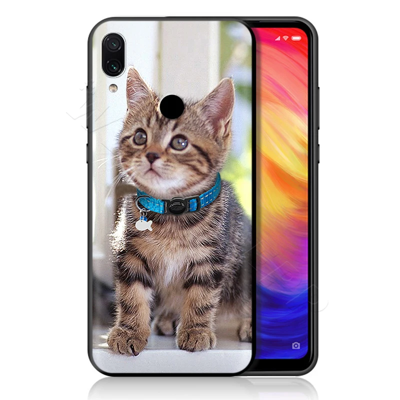 1 Чехол с забавным котенком котом для Xiaomi Redmi 4A 4X5 5A 6 6A 7 7A S2 Note Go K20 Pro Plus Prime 8T - Цвет: 1