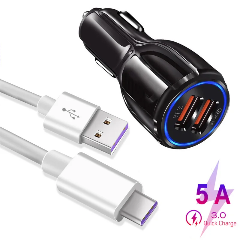 Кабель для быстрой зарядки P30 P10 P9 Mate 30 20 Pro зарядный Дата кабель USB Type C
