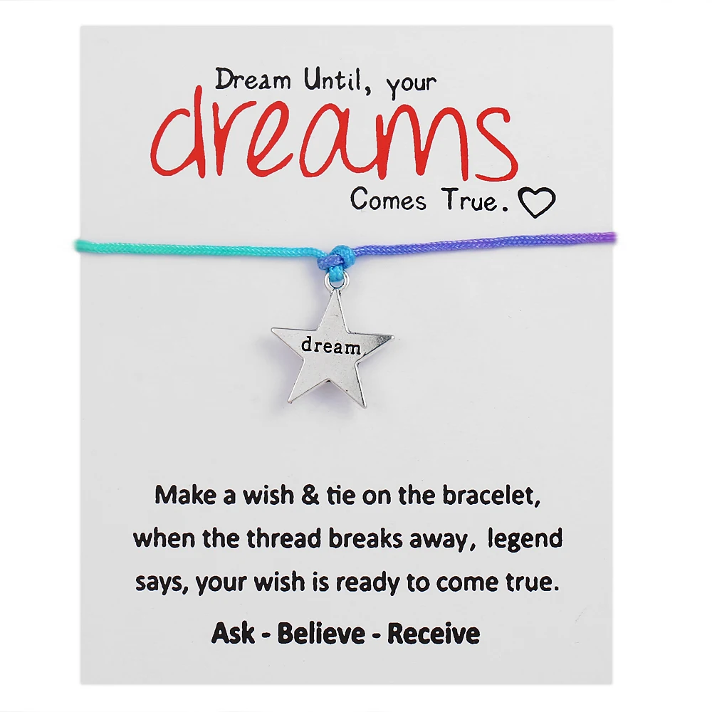 Модные серебряные ювелирные изделия серии DREAMS пятиконечная звезда с гравировкой