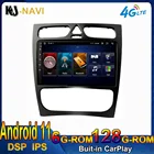 Android 11 DSP IPS для Mercedes Benz C-Class W203 C200 C320 C350 CLK W209 2002-2005 Автомобильный плеер GPS Радио Навигация