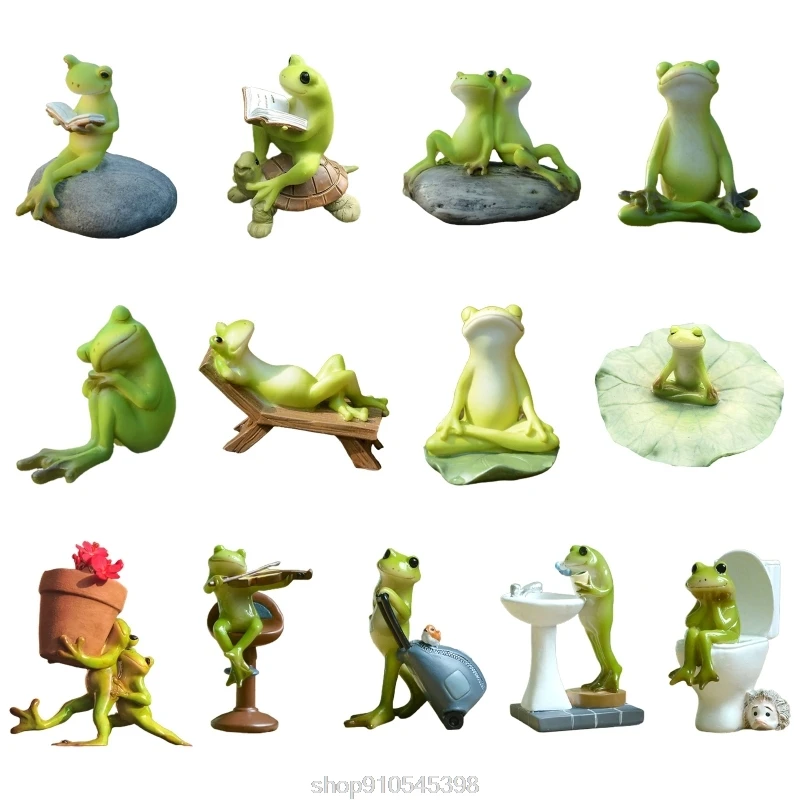 Фигурки героев мультфильмов лягушка N18 20 сделано вручную|Игровые фигурки и