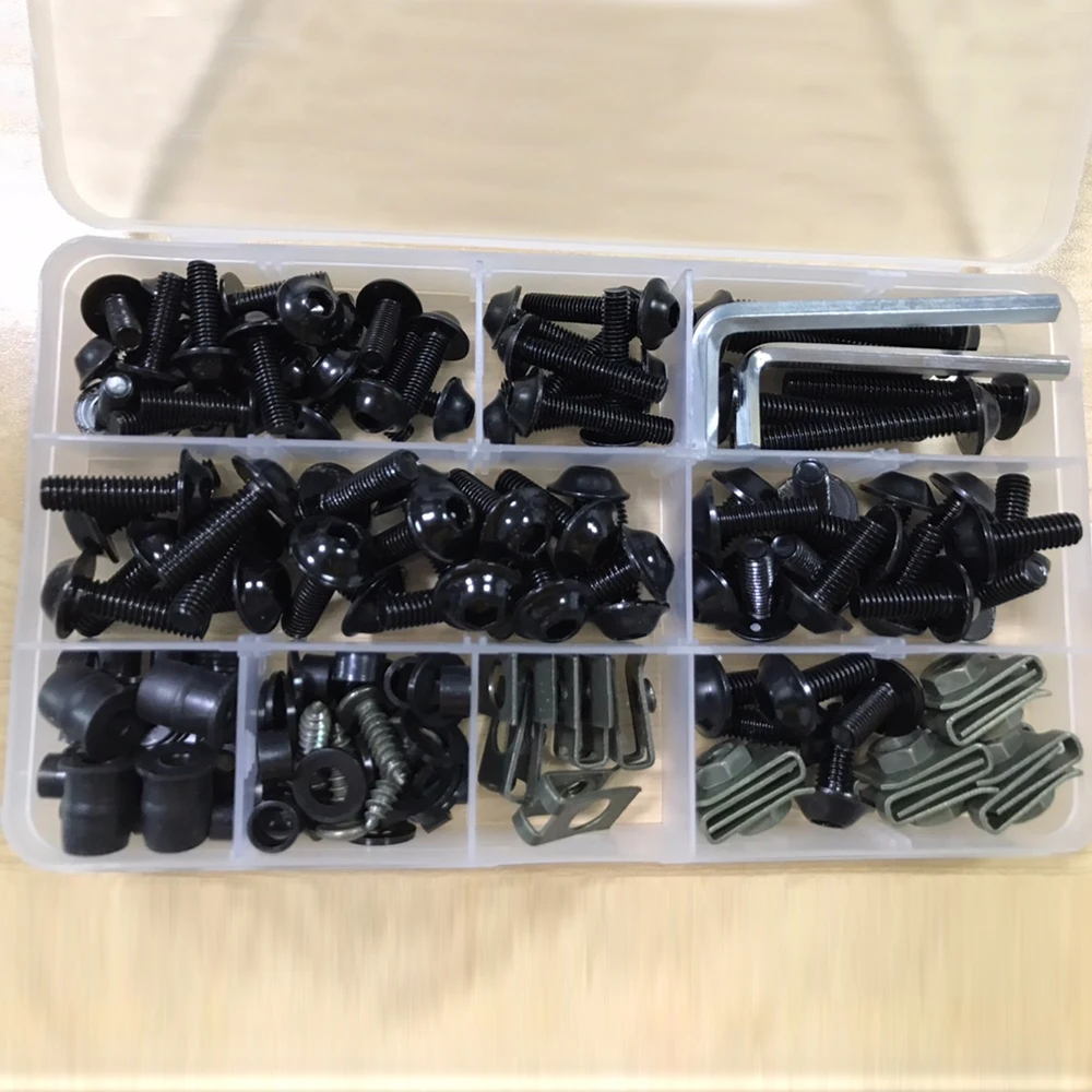 Комплект болтов обтекателя винты для кузова подходят Kawasaki Ninja 250R 300R ZX636R ZX6R |