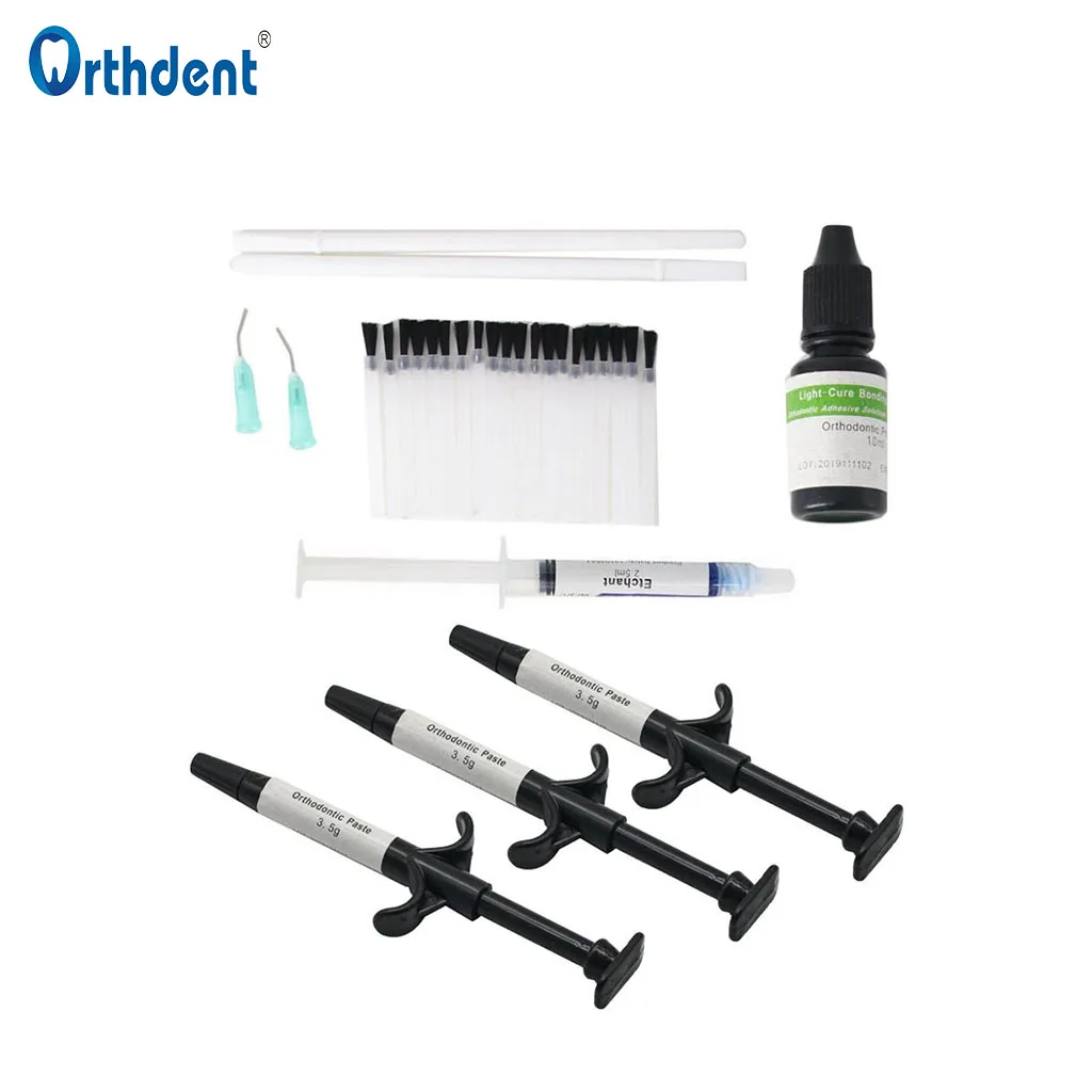 Ортодонт Ортодонтическая клейкая система Комплект Зубная композитная Смола