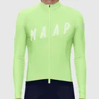 MAAP 2021 Велоспорт Джерси Зимняя велосипедная куртка с длинным рукавом плюс бархатная теплая толстовка профессиональная MTB Ciclismo командная форма