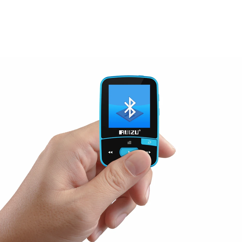 Спортивный MP3 плеер RUIZU X50 Bluetooth fm радио рекордер поддержка sd карты mp3 с клипсой 8 ГБ