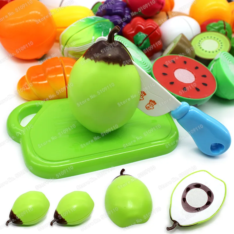Миниатюрная детская игрушка для нарезки фруктов и овощей Детская кухня игрушки