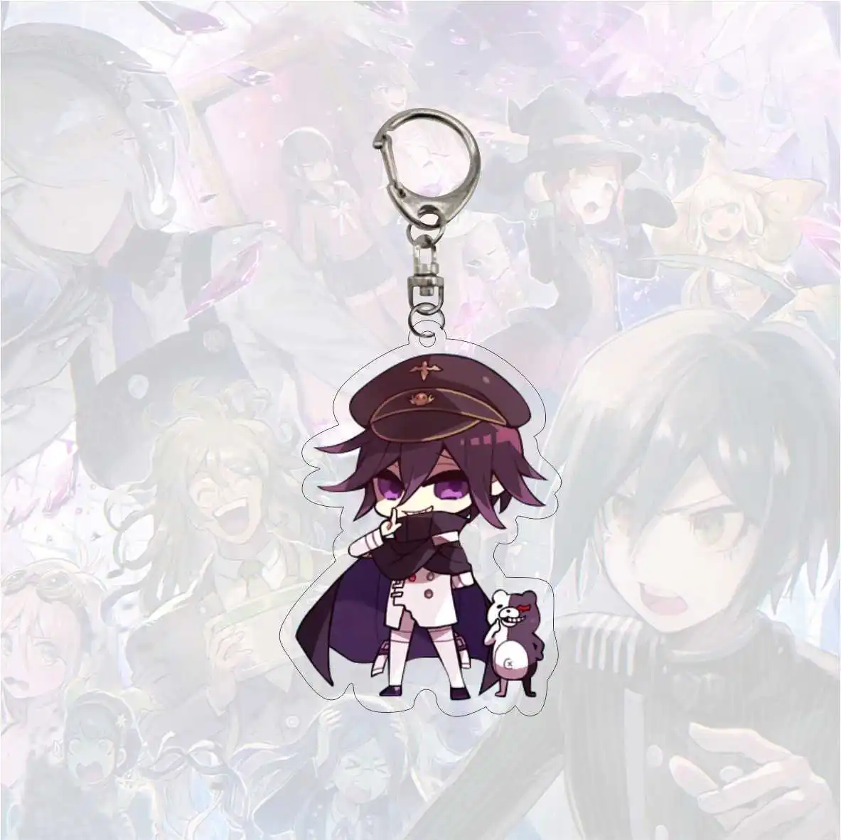 Брелок для ключей Danganronpa V3 Kokichi Oma косплей школьная сумка шарм мультяшный принт