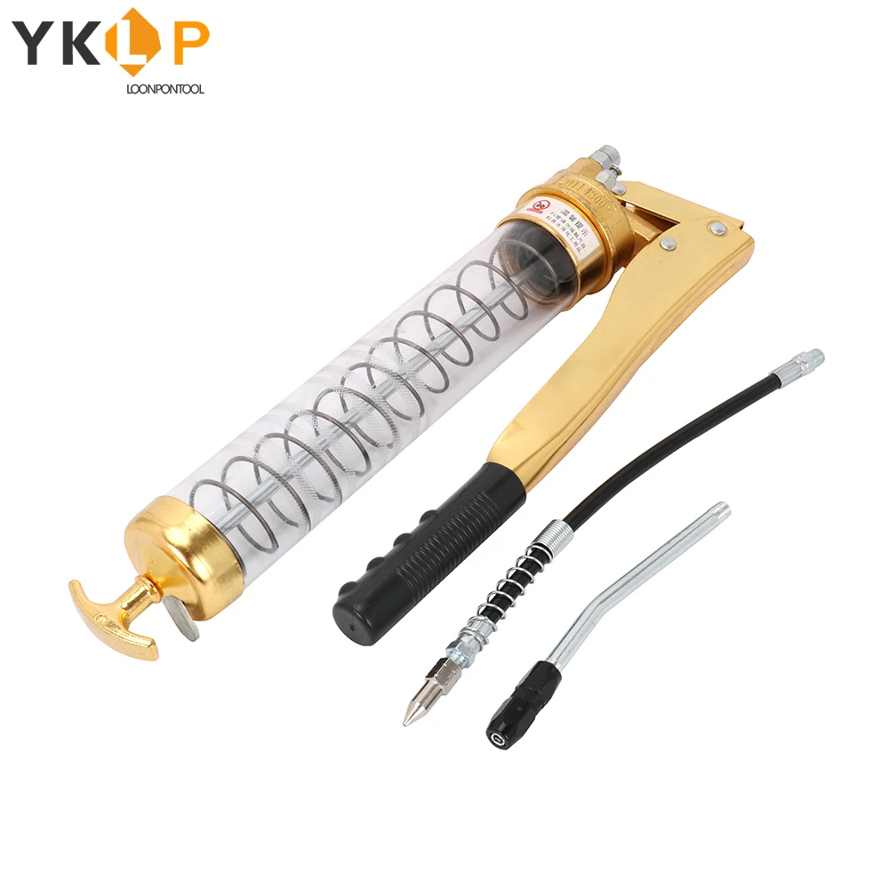 Смазочный пистолет с ручным управлением прозрачной трубкой и давлением 12000 PSI