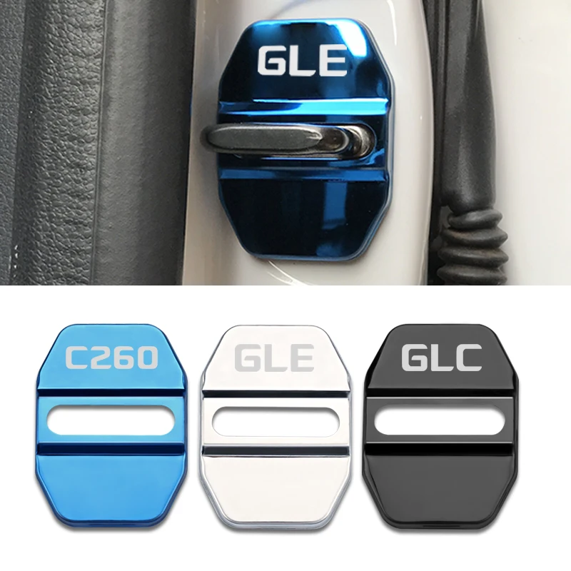 Отделка дверного замка Защита от ржавчины чехол из нержавеющей стали для MERCEDES BENZ