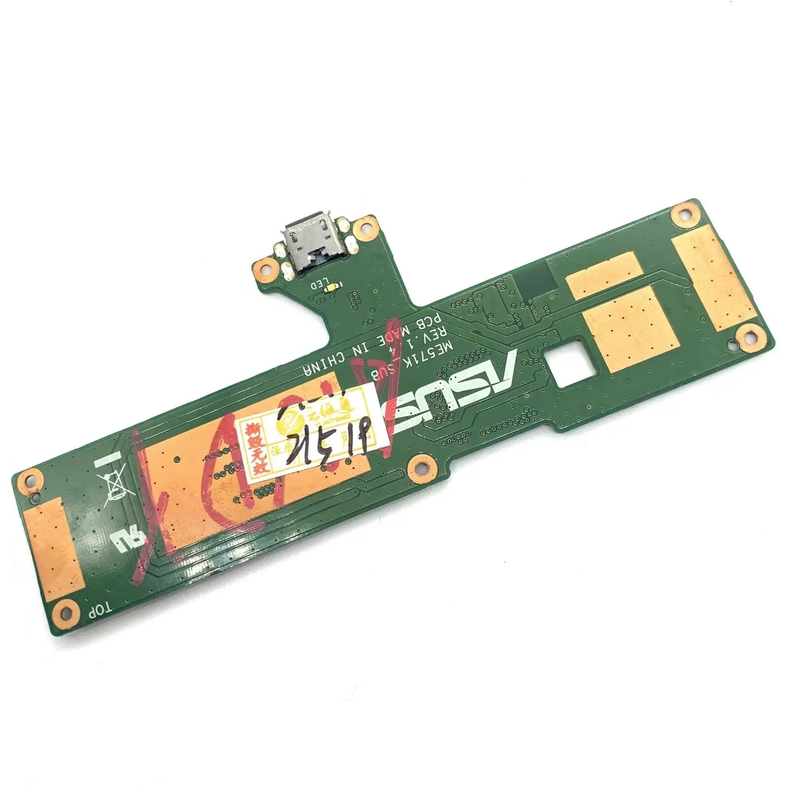 Micro USB зарядный порт платы для Asus Google Nexus 7 2 го поколения K008 ME571K США|Комплектующие