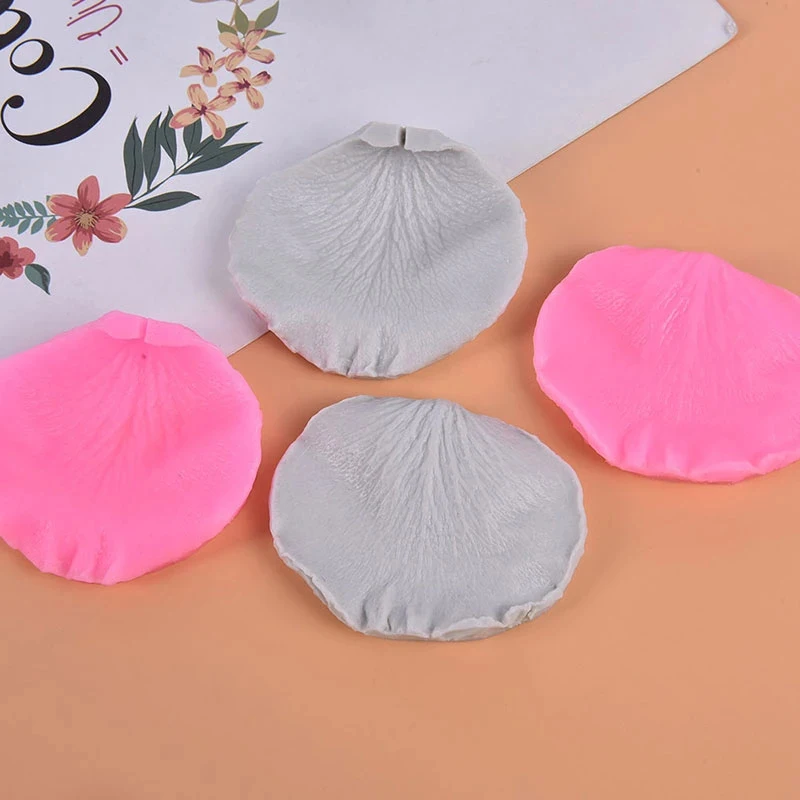 

2Pcs Silicone Cake Flower Mold DIY Baking Candy Mould Rose Flower Fondant Paste baking accessories