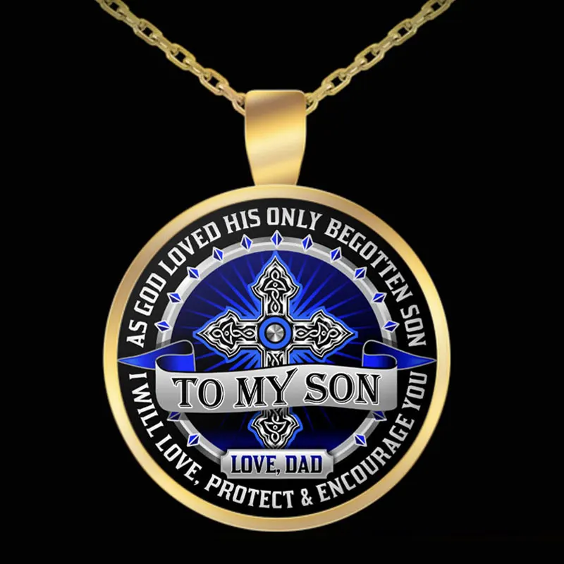 Стеклянный кабошон для моего сына эффектные ожерелья и подвески ювелирные