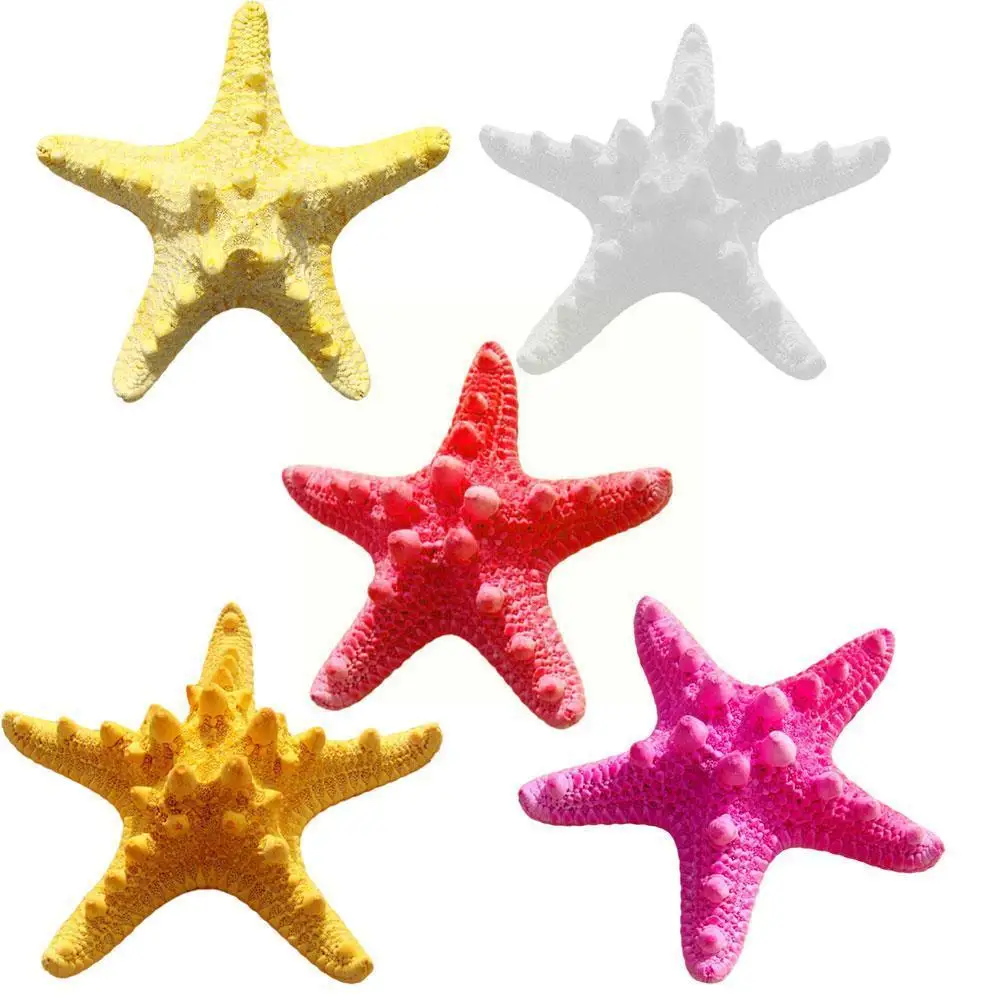 

Цвет Морская звезда ракушка Diy Декор Смола Блеск Цвет красочная Морская звезда для дома свадьбы Diy украшения X3s3