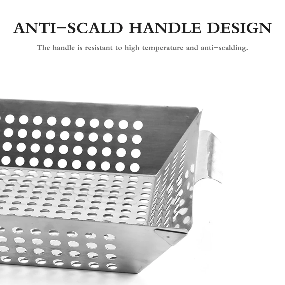 Противень для гриля и барбекю квадратный поднос из нержавеющей стали выпечки