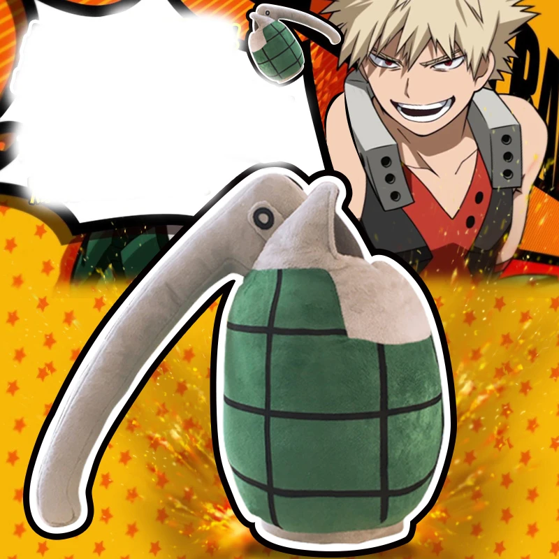 1 пара аниме My Hero Academy Bakugo Katsuki плюшевая кукла подушка мягкая игрушка косплей
