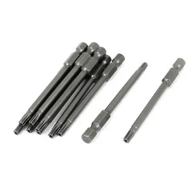 

10Pcs 3.8mm x 6.3mm x 75mm T20 Magnetic Torx Security Screwdriver Bits