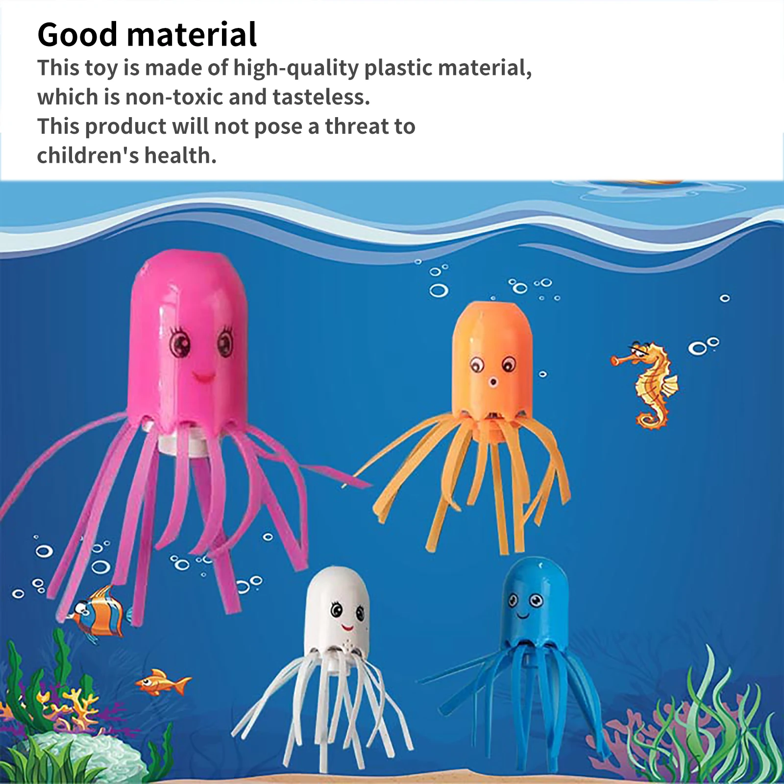 

Magical Cute Funny Jellyfish Float Toy Magic Smile Jellyfish Float Science Toy Kids Randomly Floating Animals Gift For Children