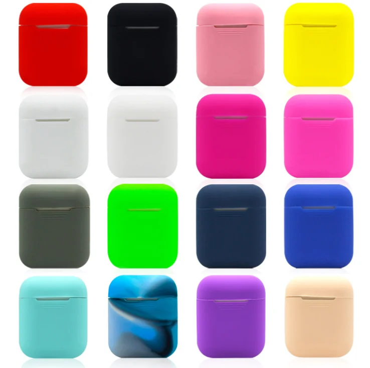 Мягкий силиконовый чехол, наушники для Apple Airpods, чехол, Bluetooth, беспроводные наушники, защитный чехол, коробка для Air Pods, наушники, сумка