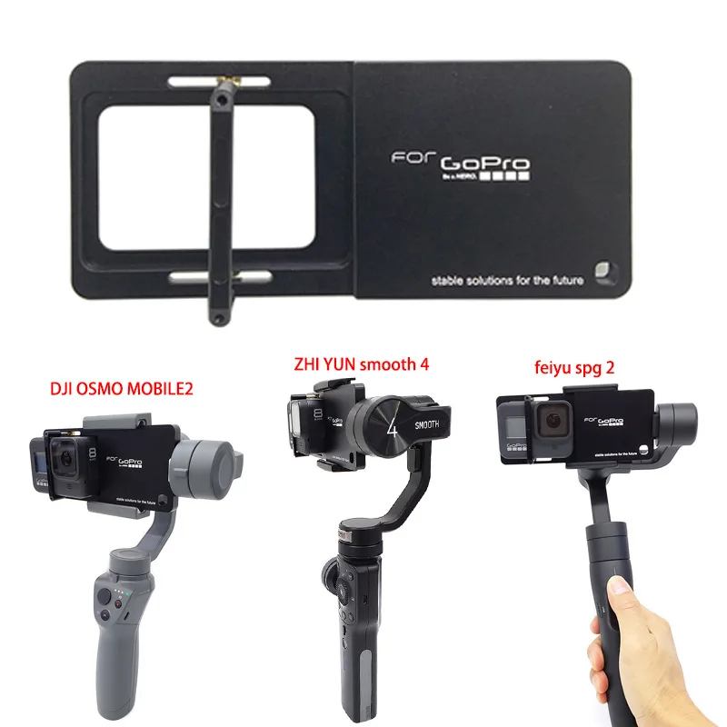 Для dji zhiyun feiyu GoPro hero8 плата преобразования экшн-камеры ручной карданный стабилизатор фиксированная установка Зажим адаптер
