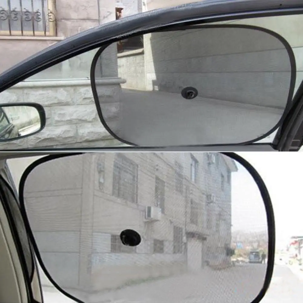 

1 Pair Black Mesh Car Side Rear Window Sun Shade Cover Visor Screen