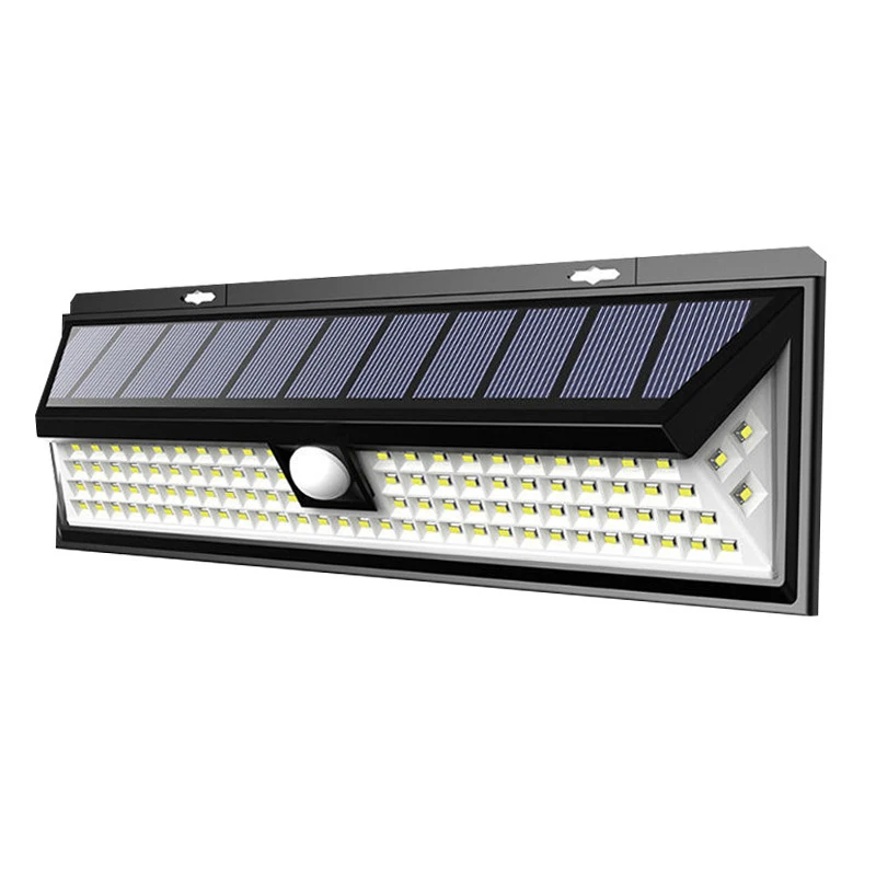 

Equipped With Remote Control Solar LED Wall Light Solar Outdoor Security Lighting Night Light Waterproof Motion Sensor Detector