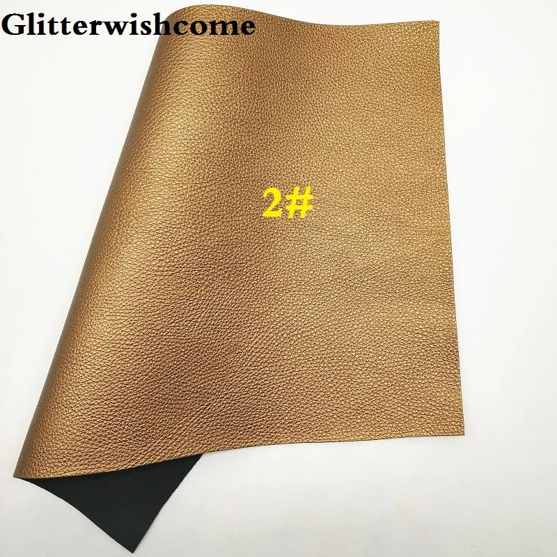 Ткань Glitterwishcome 21x29 см Размер A4 винил для бантов металлическая зернистая ткань