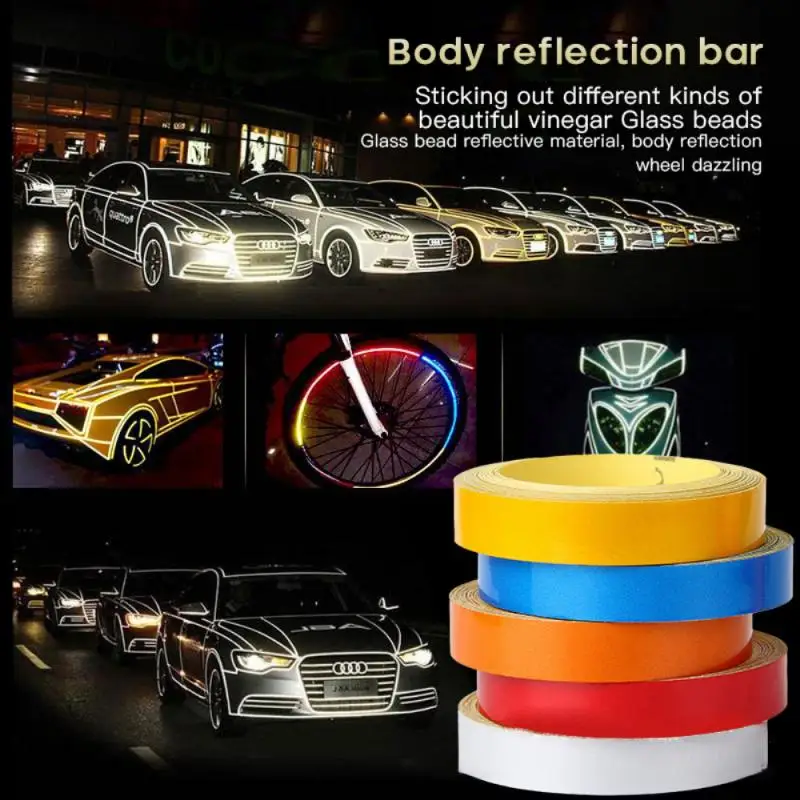 Предупреждающая лента полосы наклейки предупреждающий светильник отражатель