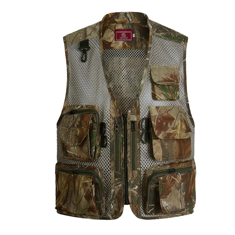 

Summer Vest Men Tooling Vest Camouflage Military Tactical Vest Multi-pockets Fishing Photography Outerwear Chalecos Para Hombre