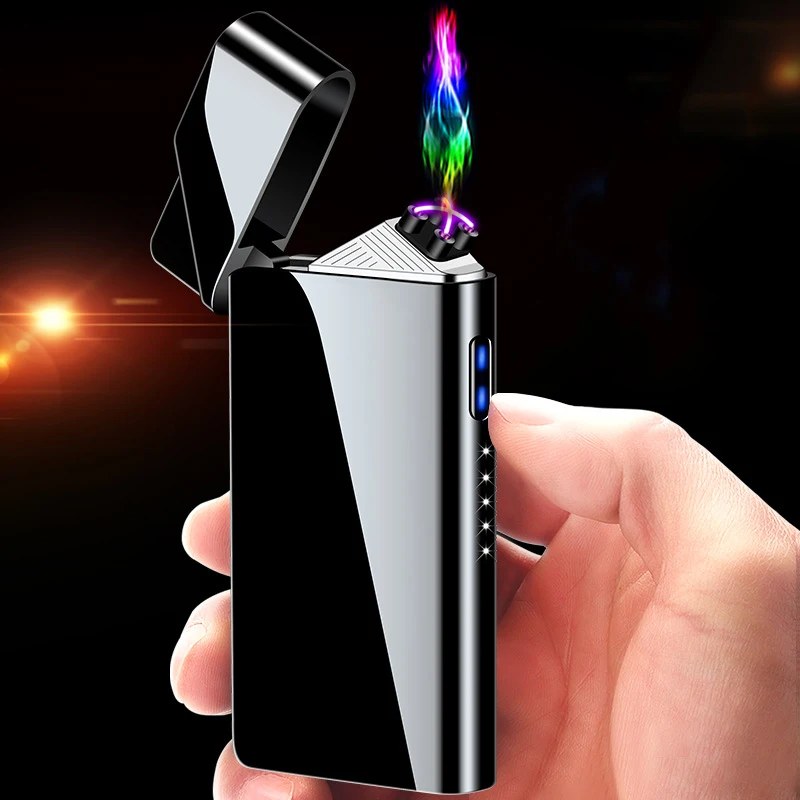 Современная простая портативная импульсная Электронная зажигалка с двойной