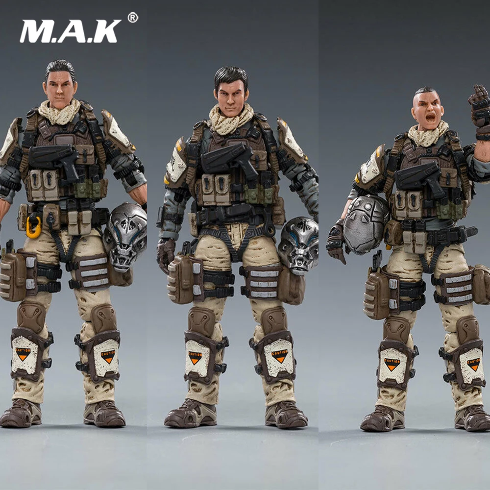 

JOYTOY 82011071 мини-солдатик 1/18 масштаб пустынный череп полевой отряд солдат фигурки модель игрушки для фанатов Коллекция подарков