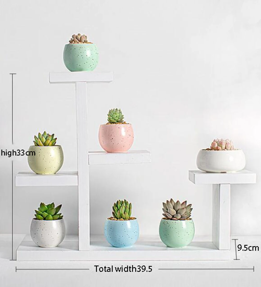 Твердый Деревянный Цветочный Стенд простой пол для гостиной рабочий стол крытый